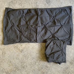 West Elm Organic Cotton Pintuck Shams (2)